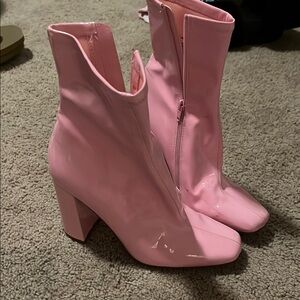 Steven Madden Pink Booties